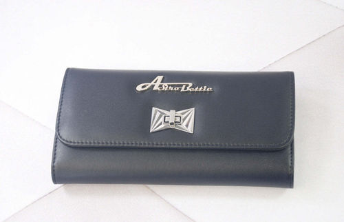Tri-Fold Cosmo Wallet Matte Black